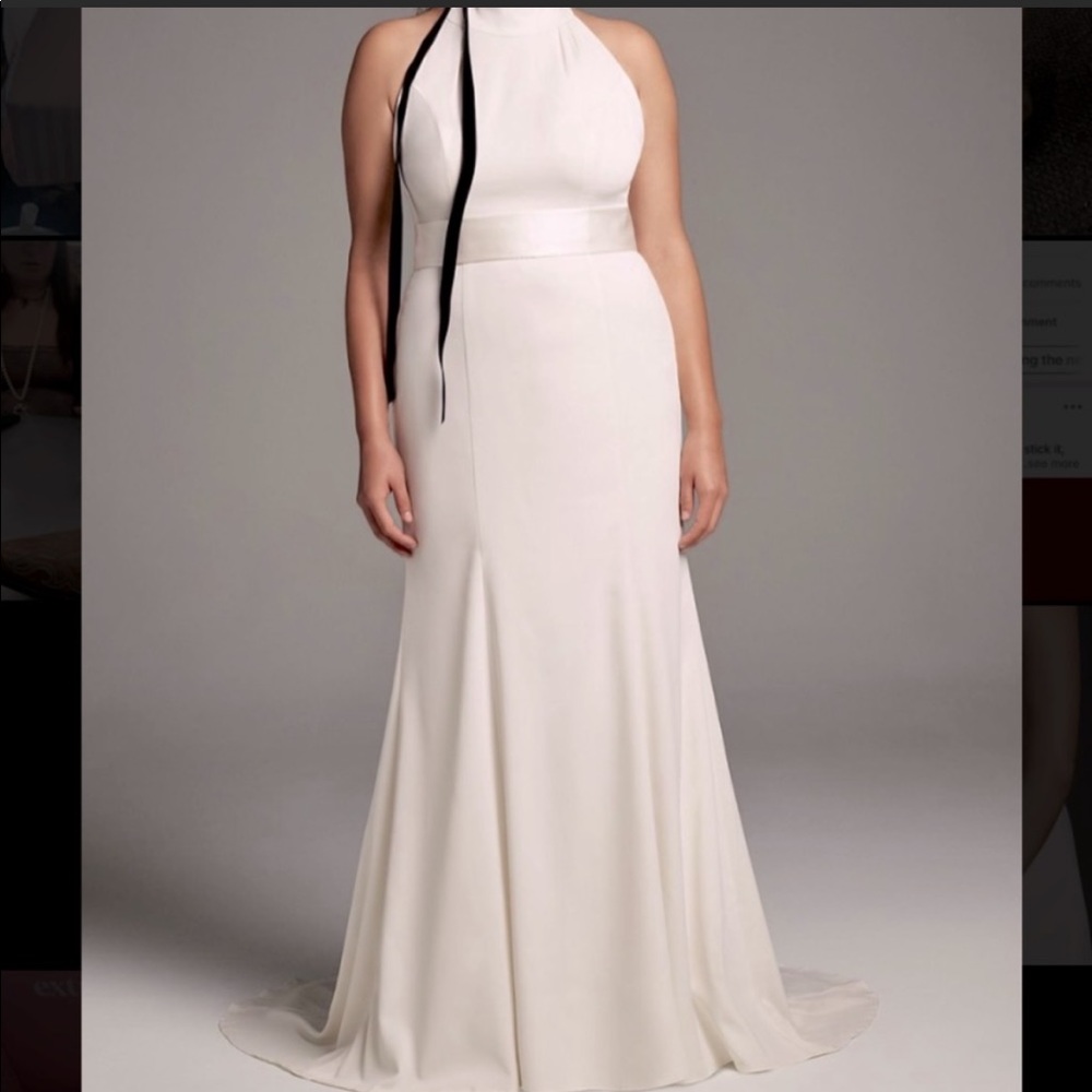 Vera wang white from David’s bridal